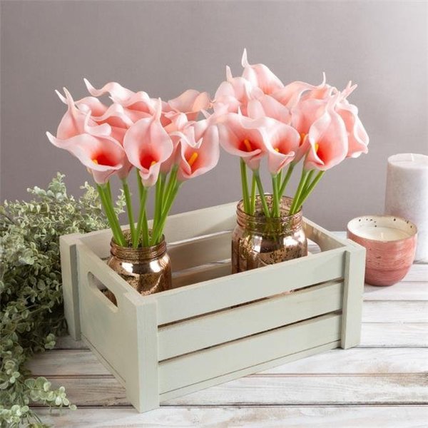 Pure Garden Pure Garden 50-LG1025 Artificial Calla-Lily with Stems-Real Touch Fake Flowers - Pink 50-LG1025
